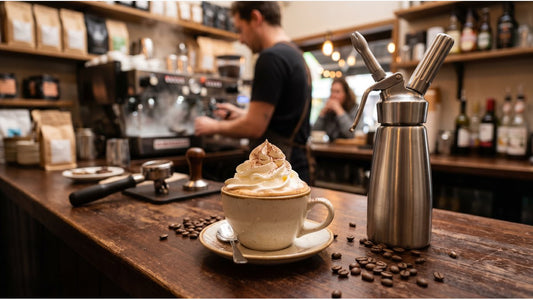 Espresso Bar Essentials: Why Cafes Need a Quality Cream Dispenser - GalaxyWhip