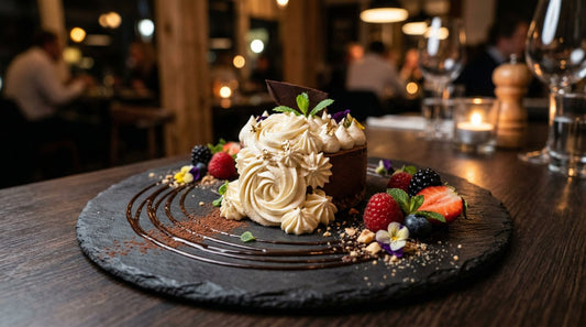 5 Stunning Dessert Plating Techniques Using Whipped Cream Foam
